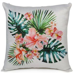 Home Decorative Tropical Leaf Digital Print Cushion Pillow Cover Pillow Case